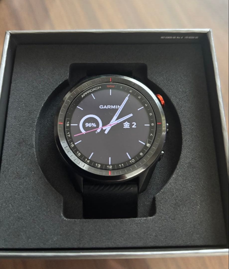 ガーミンアプローチゴルフGPS S62 スマートウォッチ Approach S62 アプローチ S62 ゴルフGPSウォッチ