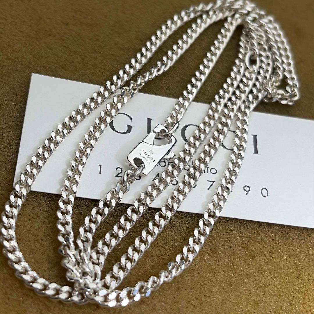 美品‼️GUCCI 2.5㍉ 55センチ❗️喜平チェーンネックレス グッチ ご覧