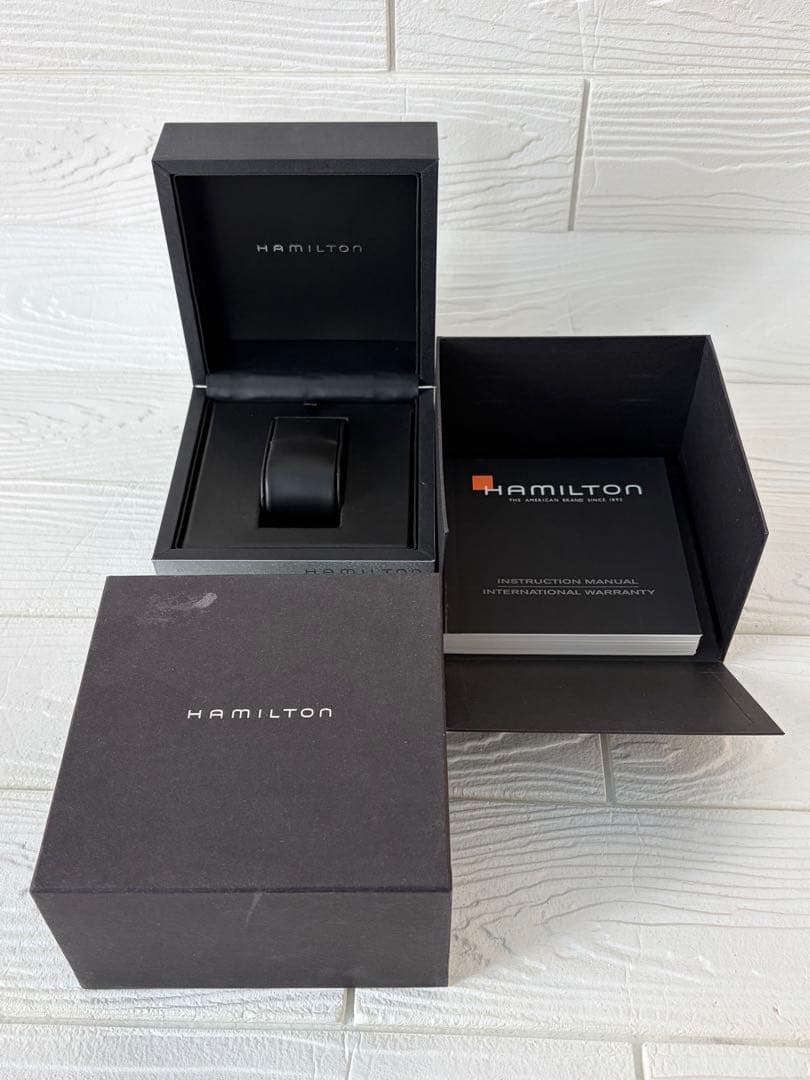 ハミルトン Hamilton ボックス 時計箱 ☆説明書・ギャランティ付
