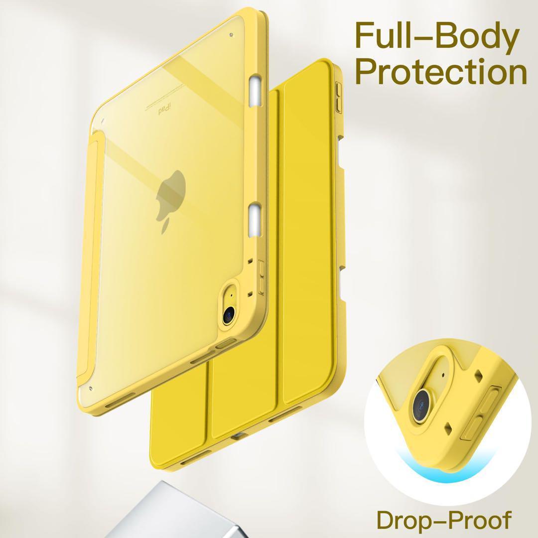 iPad（A16）ケース 第11/10世代（2025/2022モデル） イエロー - メルカリ