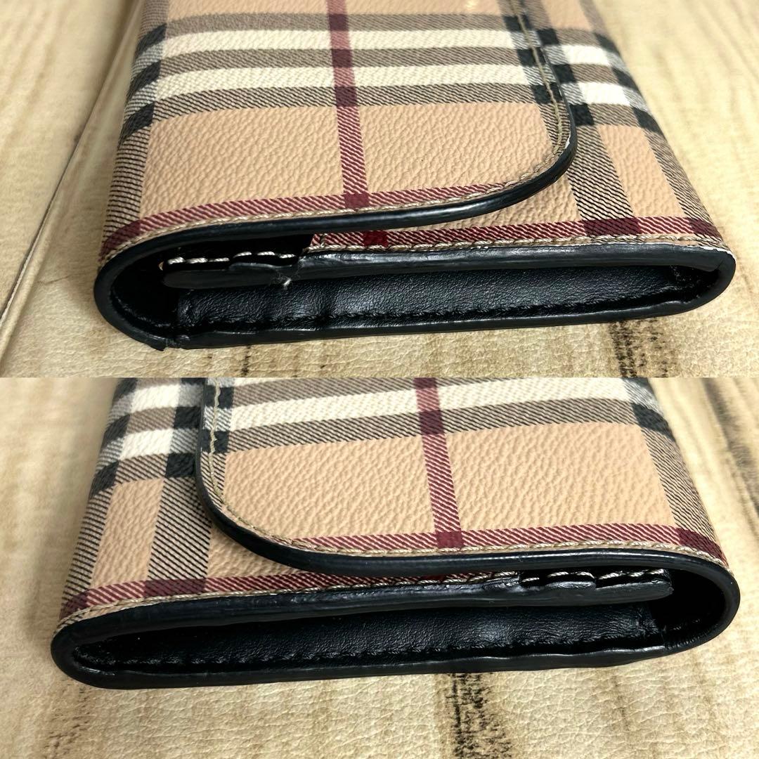 ✨美品✨バーバリー ノバチェック ホースロゴ 長財布 箱付き - メルカリ