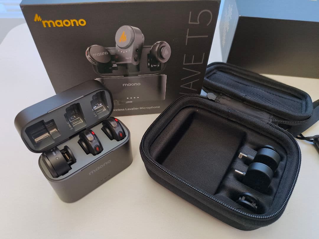 MAONO WAVE T5 定価21000円 ワイヤレスマイク Amazon.com: MAONO Wireless Lavalier Microphone for iPhone 17/16/15