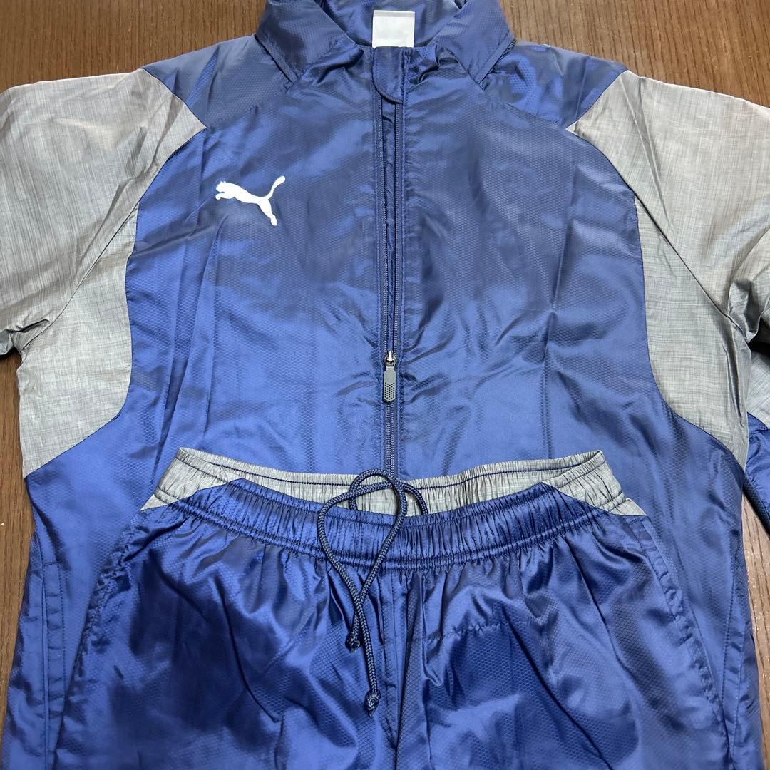 PUMA ピステ・ウィンドブレーカー ネイビー上下 - メルカリ