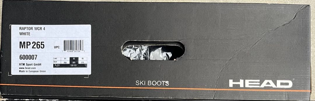 HEAD RAPTOR B5 26.5cm 男性用&ジュニア用。新品ケース付き