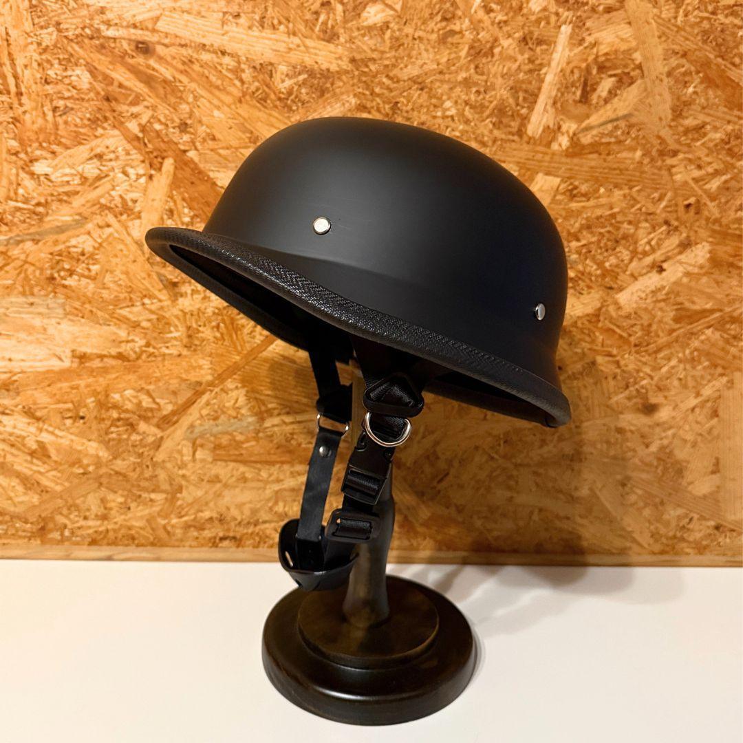 ナチヘル マットブラック ジャーマンスタイル ハーレー 検 BELL Buco