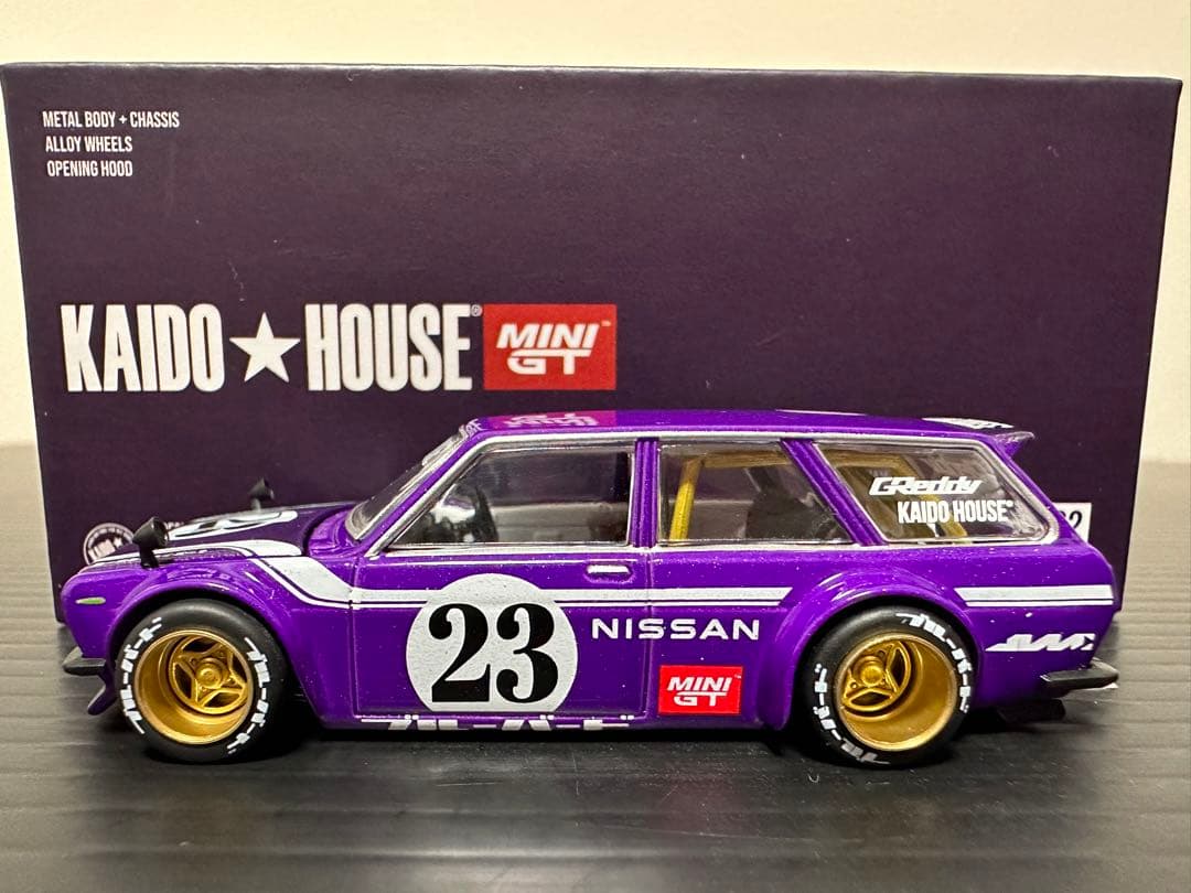 専用 MINI GT 街道ハウス ダットサン 510 ワゴン チェイス - メルカリ