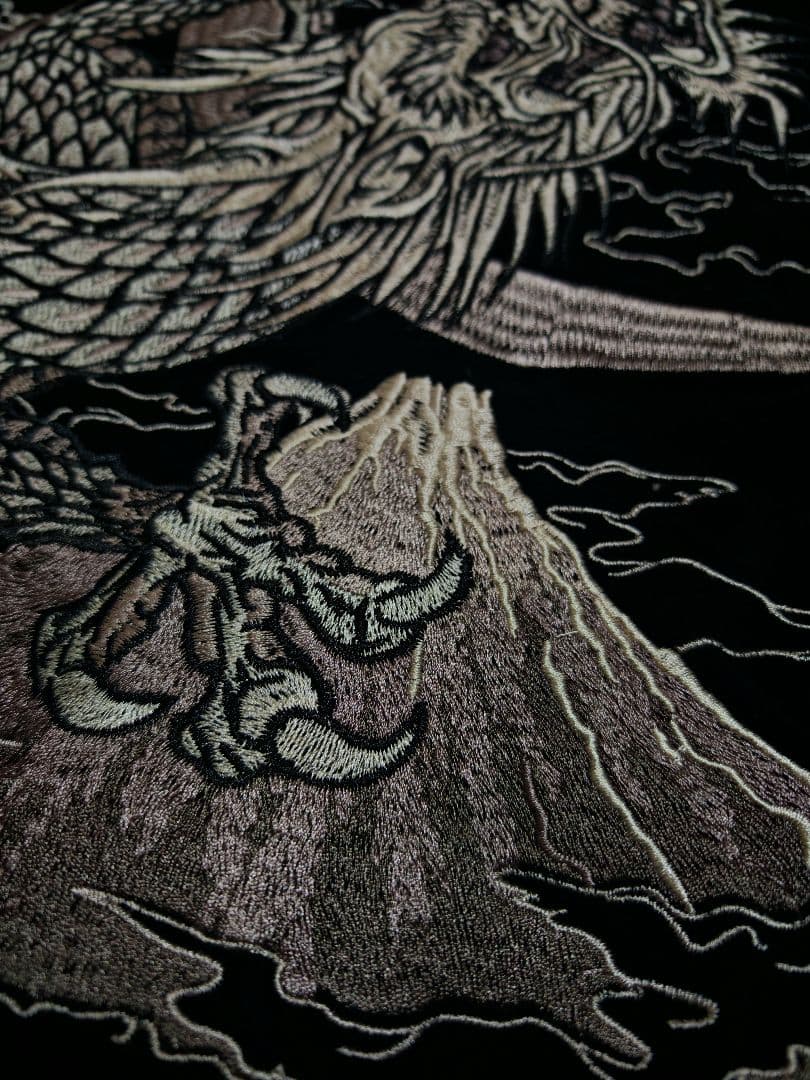 美品 別珍 龍 OBORO 日本限定 スカジャン ベロア vintage - メルカリ