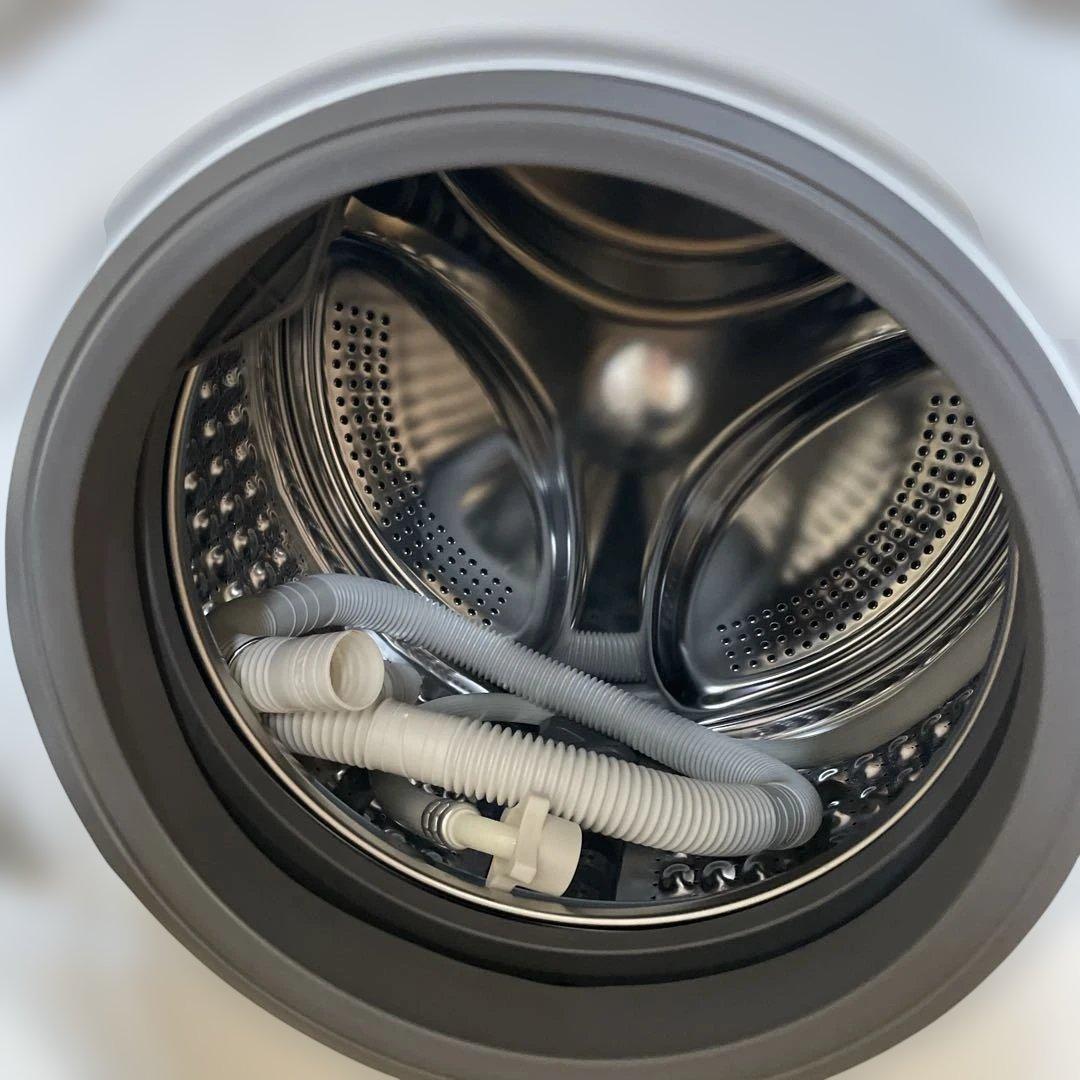 ニトリ2025年製10㎏ドラム式洗濯乾燥機 乾燥5㎏ 送料込 かさ上げ台付き