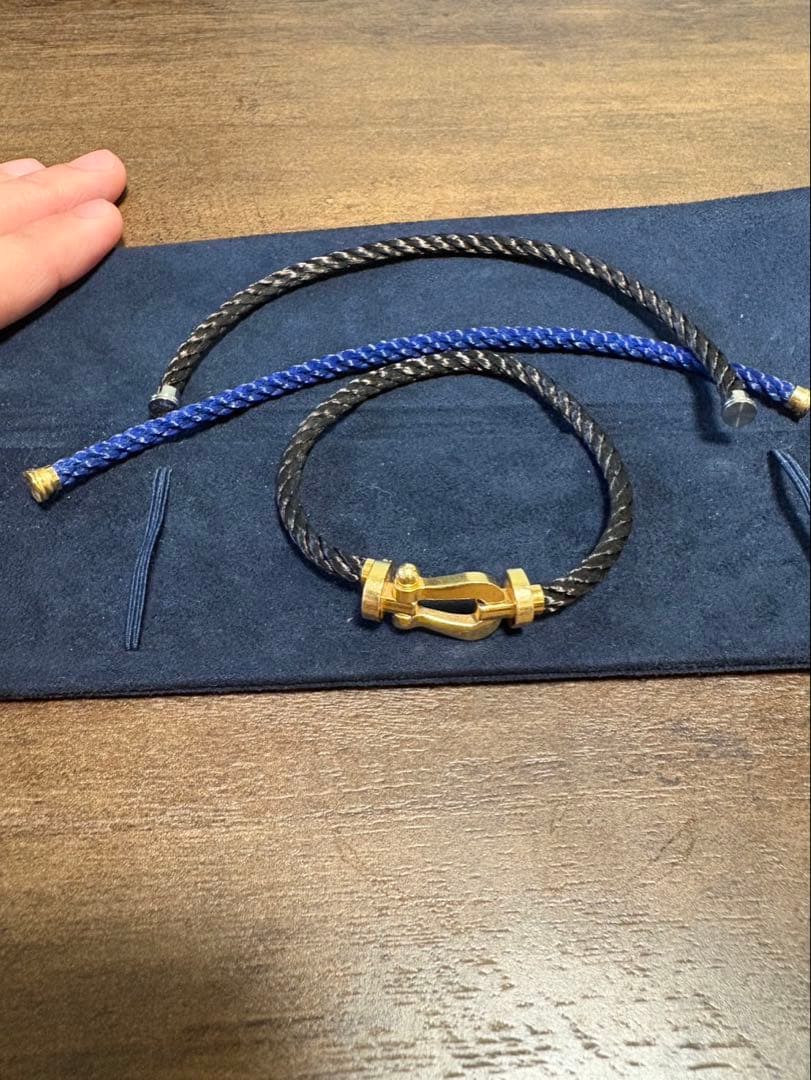 FRED ロープブレスレット 黒金ブレスのみ 楽天市場】フレッド FRED ブレスレット フォース 10 ミディアム MM