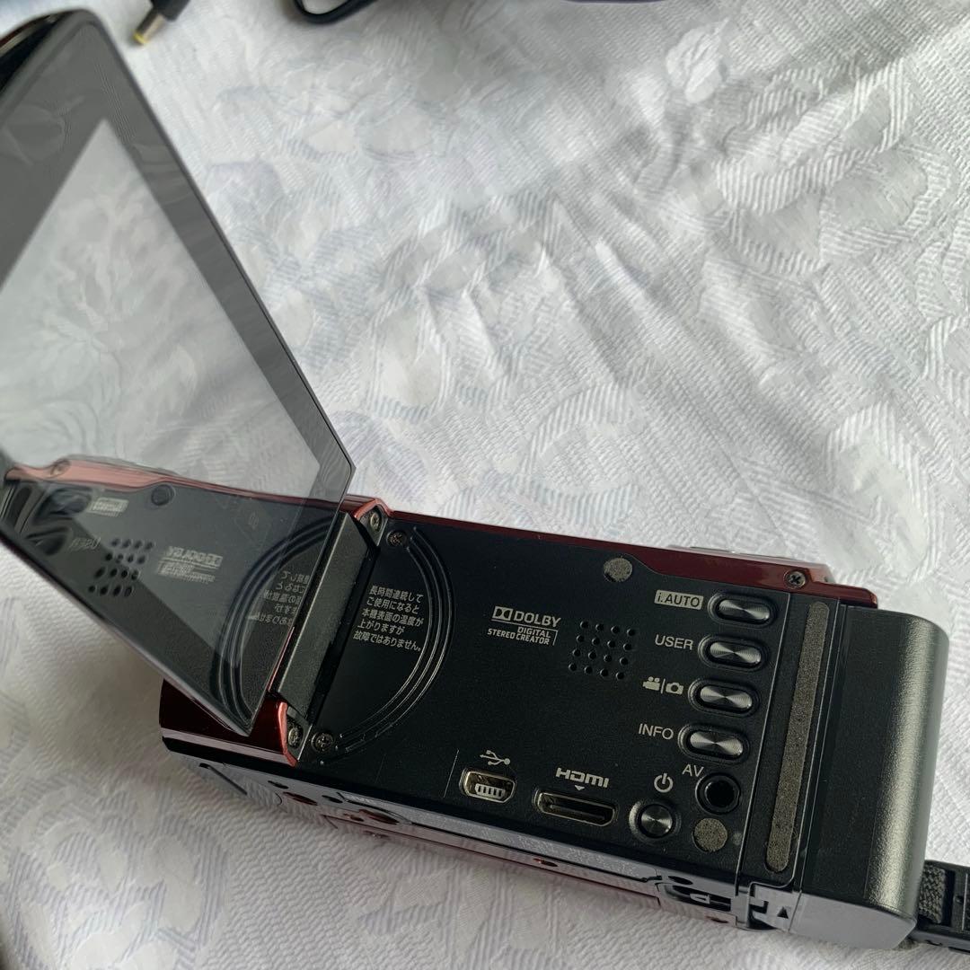 JVC Everio HD ビデオカメラ GZ-HM460-R ハンディカム