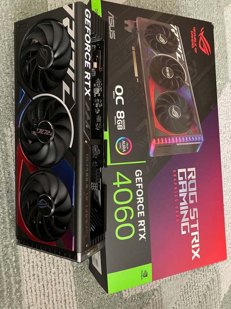 ASUS ROGStrixGeForceRTX4060 OC 訳あり ASUS ROGStrixGeForceRTX4060 OC 訳あり - メルカリ