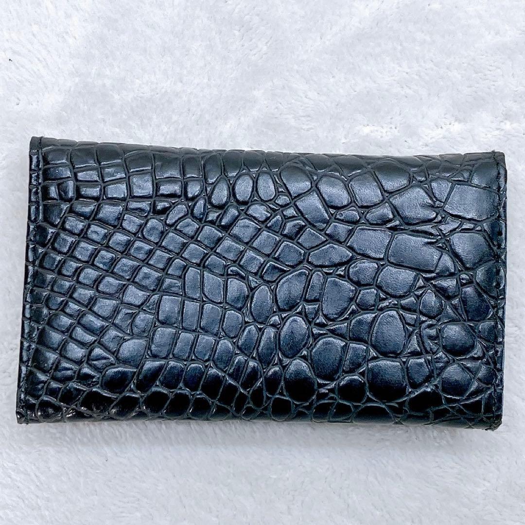 ✨美品✨ヴェルサーチ メデューサ クロコ型押し 6連キーケース
