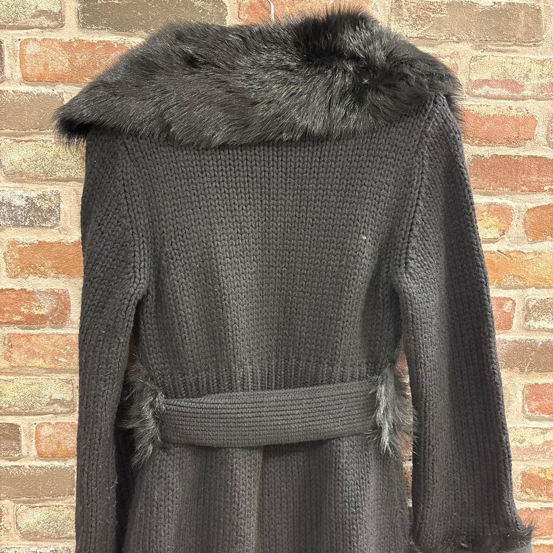 EPOCA エポカ ブラック ニットコート ITL 40 三陽商会 カーディガン