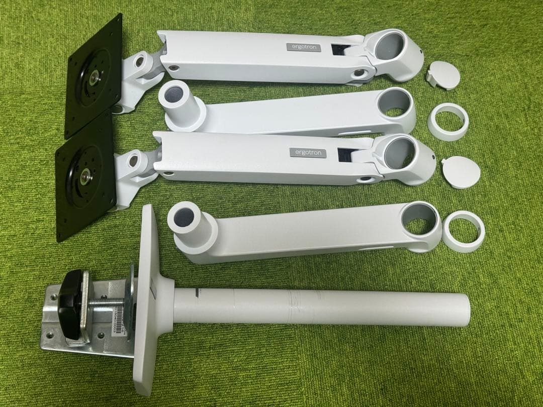 ERGOTRON LX モニターアーム デュアル ホワイト - メルカリ