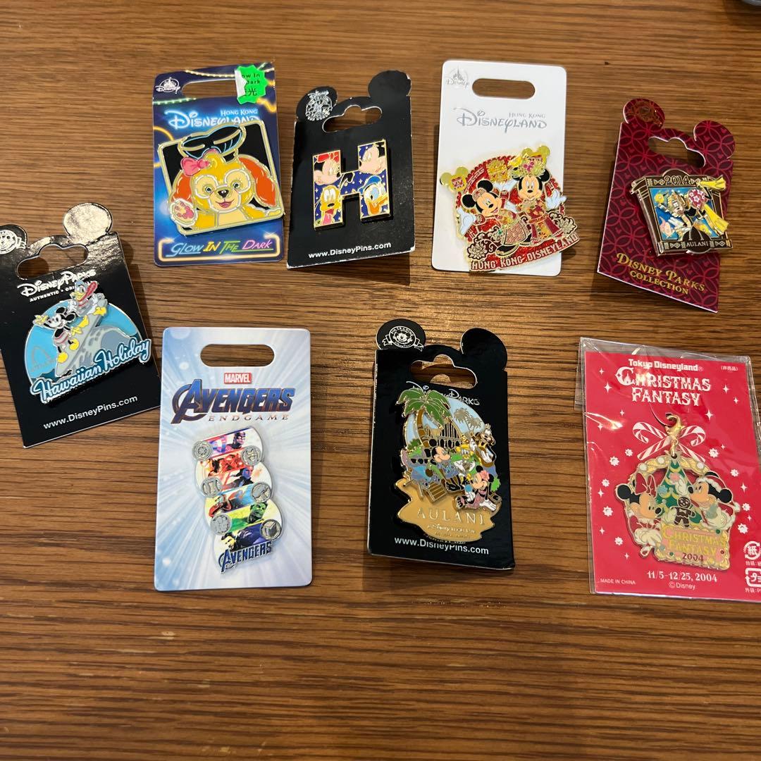 ディズニーピンバッジ8個セット - メルカリ