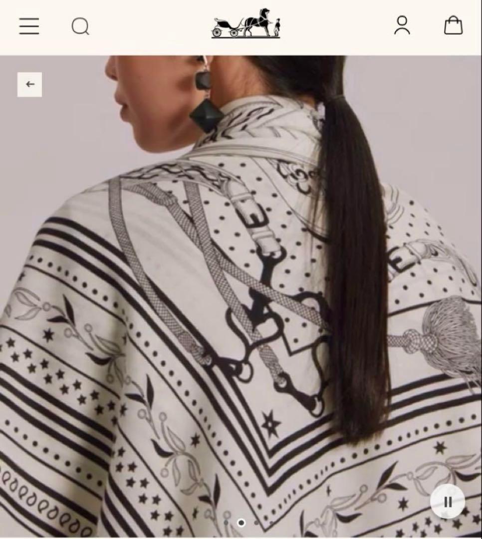 エルメス カシシル カレジェアン カシミヤ シルク アマゾンの祭典