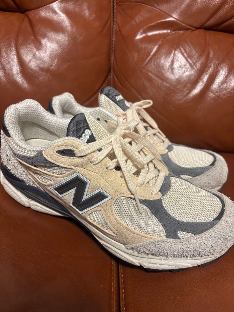 靴 990 v3 ad3 moon beam 27.5cm