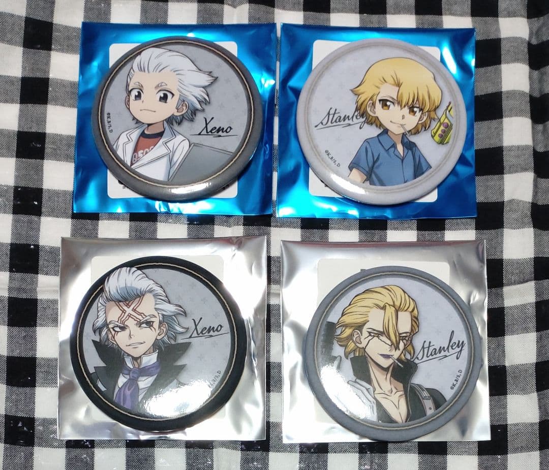 Dr.STONE ドクターストーン Loft ロフト 缶バッジ ゼノ スタンリー