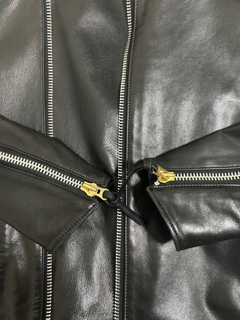 激レア ヴィヴィアンマン ホースレザージャケット 48 ライダース