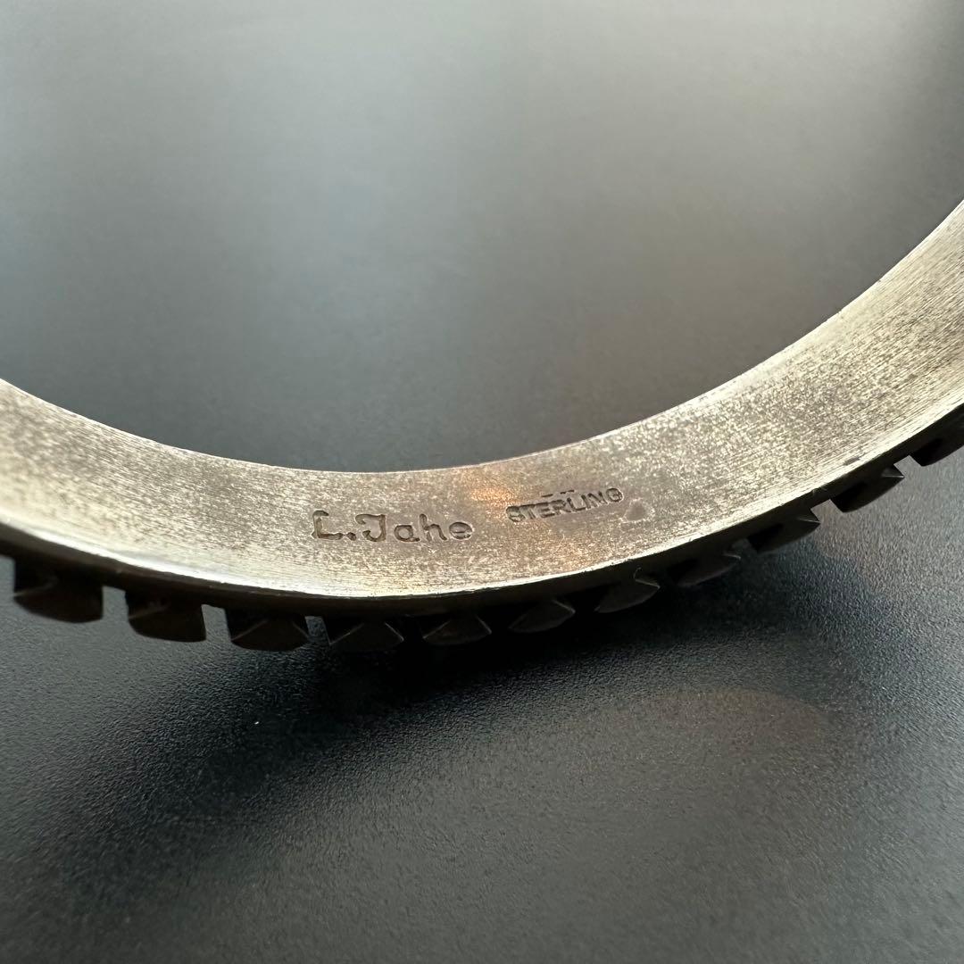 Navajo Leander Tahe カットワーク バングル 9mm幅 - メルカリ