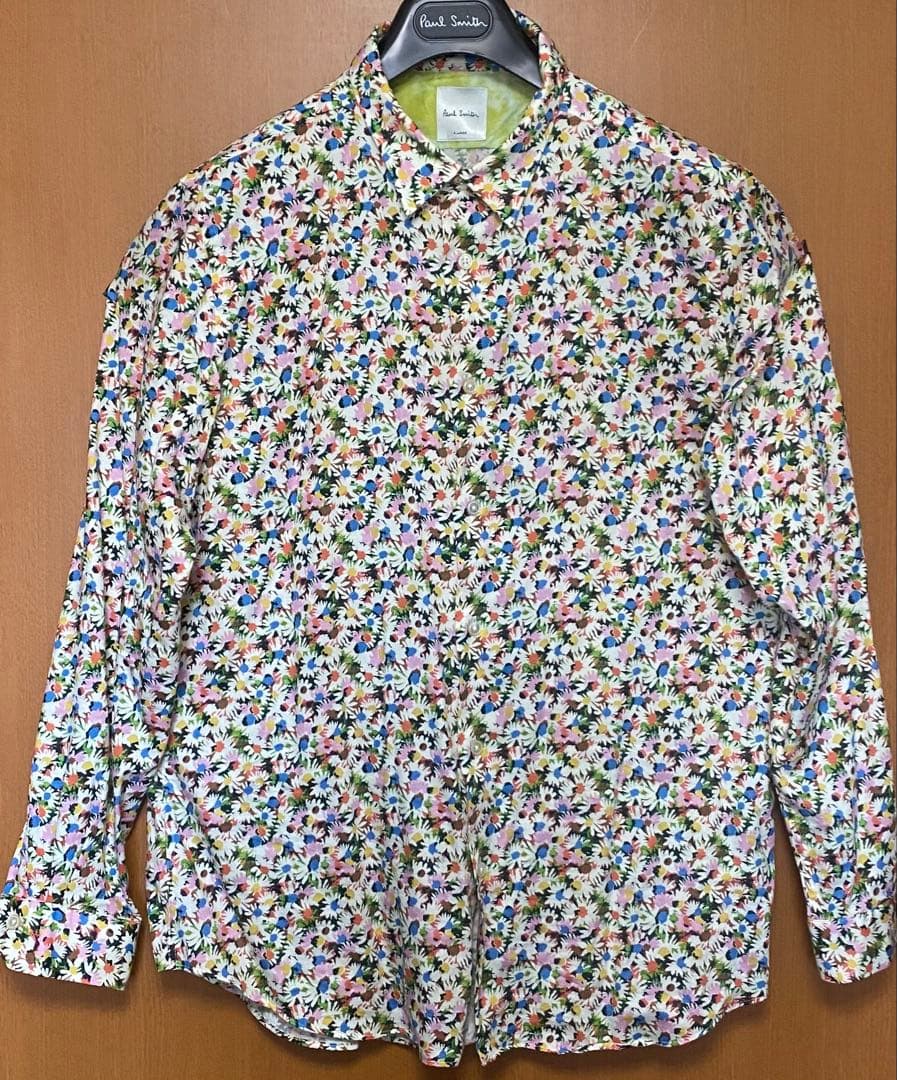 ポールスミス カジュアルシャツ 花柄模様 - メルカリ