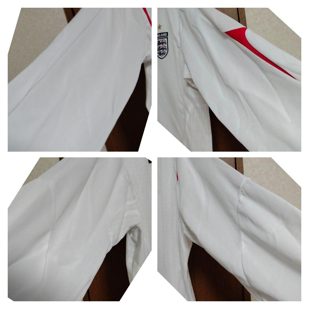 イングランド代表 ベッカム #7 長袖ユニフォーム 05/07 紙タグ付 正規