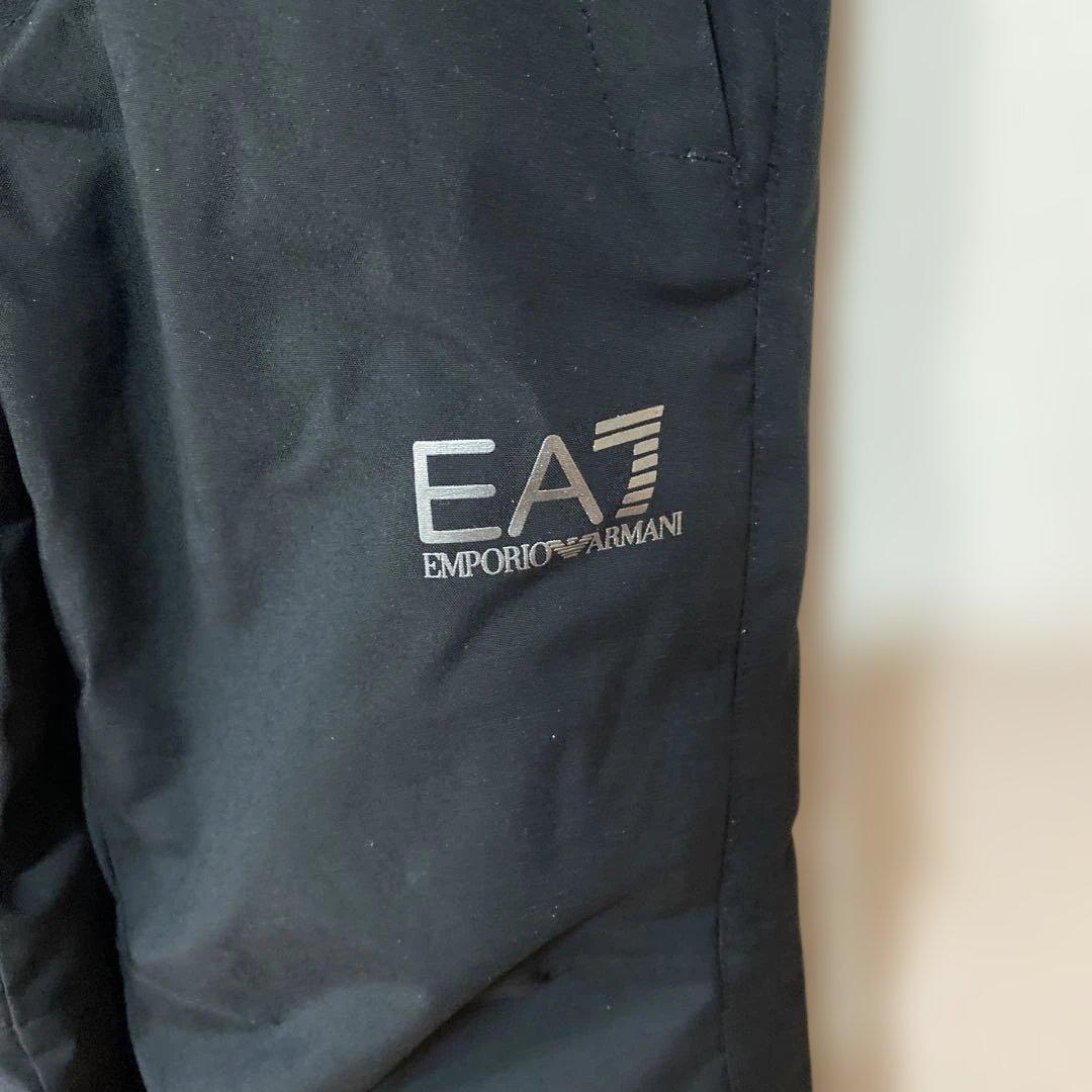 美品】EA7 黒 スキーウェア 子ども用 110cm