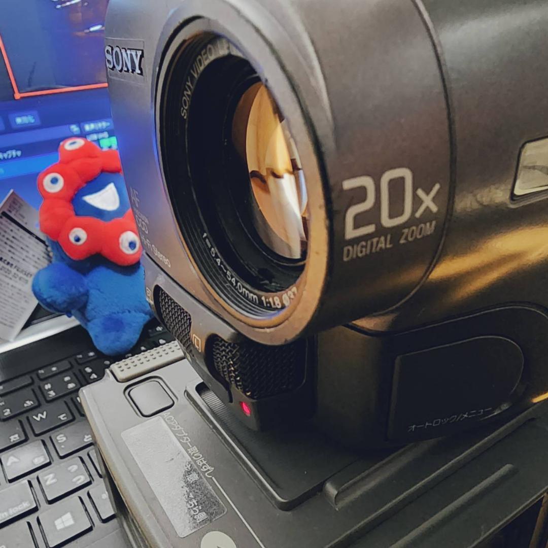 動作確認済】SONY 高画質 Hi8 ビデオカメラ ステーション セット