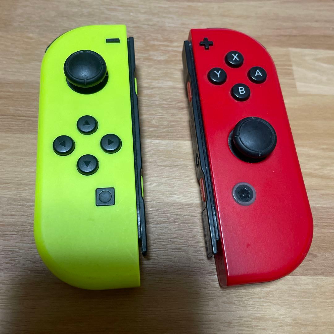 ジャンク品 Nintendo Switch Joy-Con 赤と黄色 - メルカリ
