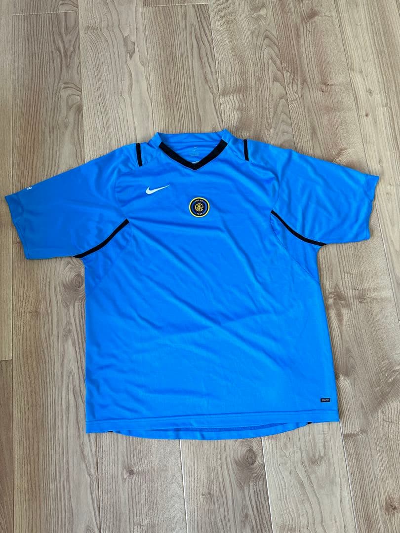 00s NIKE インテルミラノ プラクティスシャツ トレーニングウェア NIKE（ナイキ） メンズ サッカー ライセンスシャツ インテル ミラノ