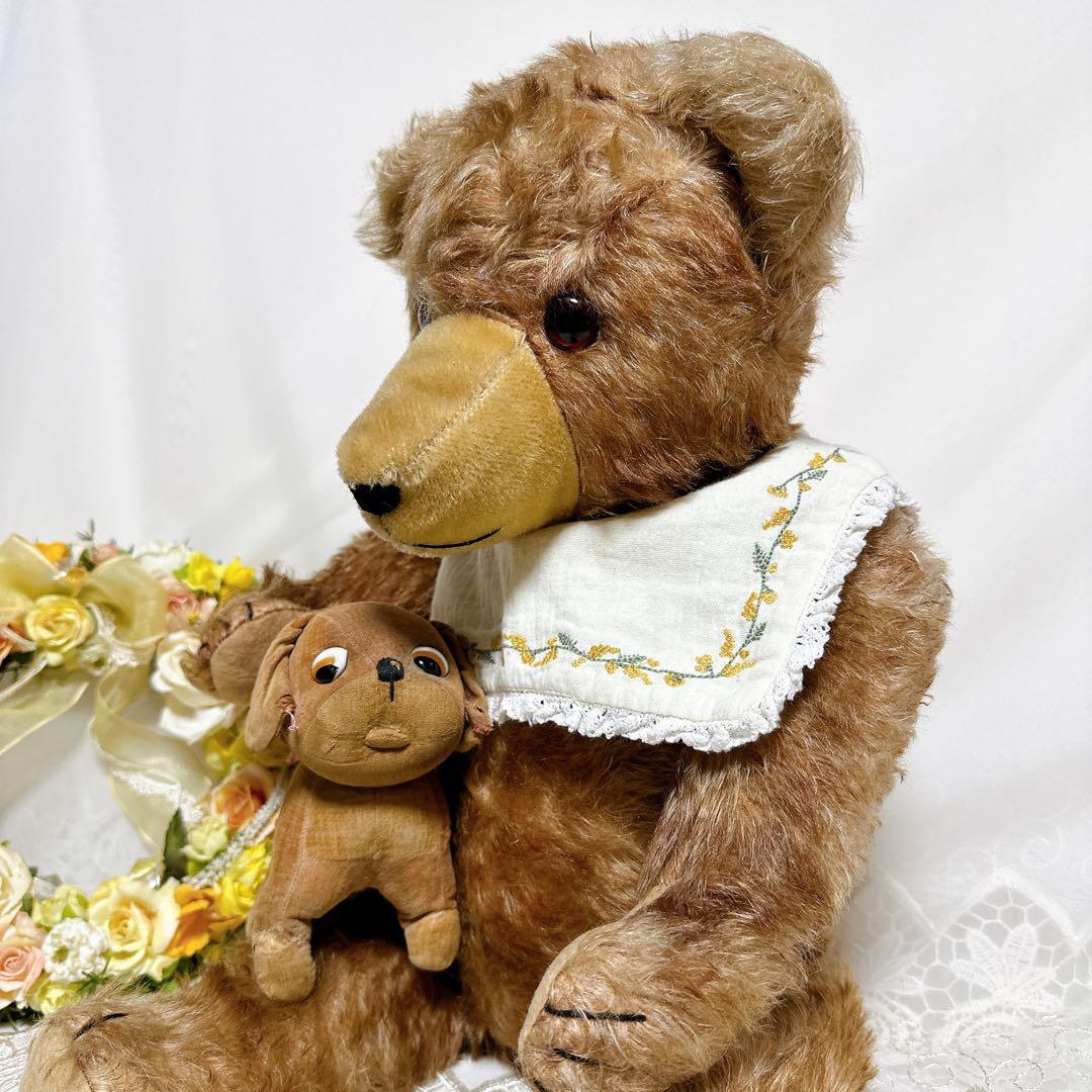 ❤️1940's❤️BIG ブラウンハーマンベア　アンティークベア　ビンテージ