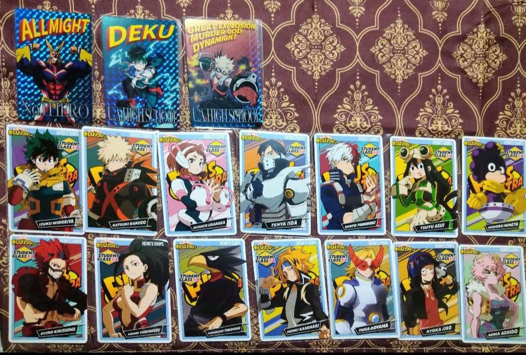 ヒーローズチップス2 カード フルコンプ オールマイト 緑谷 爆豪 轟