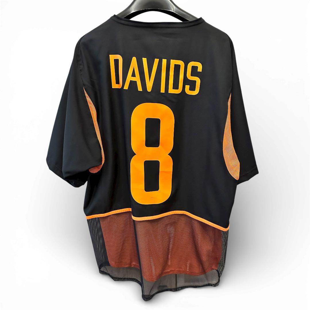 2002-03 NIKE オランダ代表(A) ユニフォーム ダーヴィッツ オランダ代表 サッカーユニフォーム メンズ SIZE L オレンジ