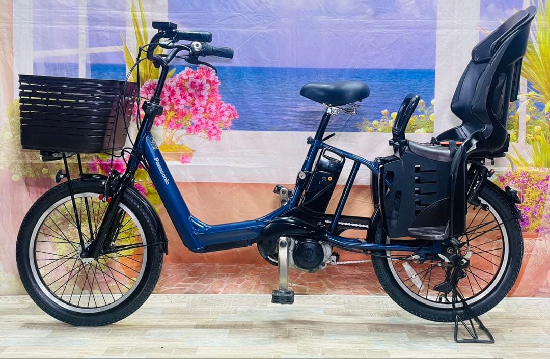 ギュットアニーズ⭐️13AH！パナソニック子供乗せ 電動アシスト自転車