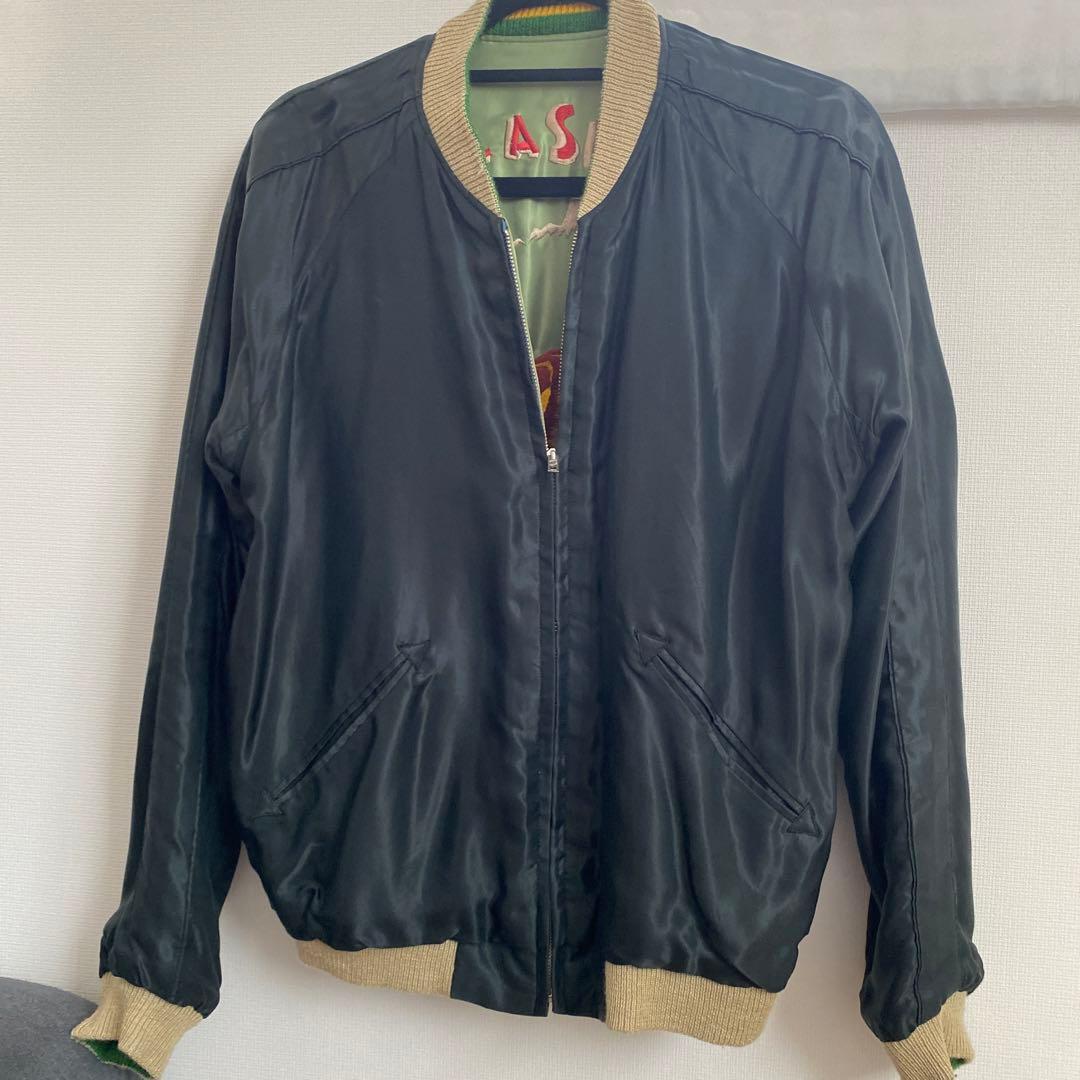 売り切り値下げ 東洋×ビームス スカジャン 白熊×鷹 L - メルカリ