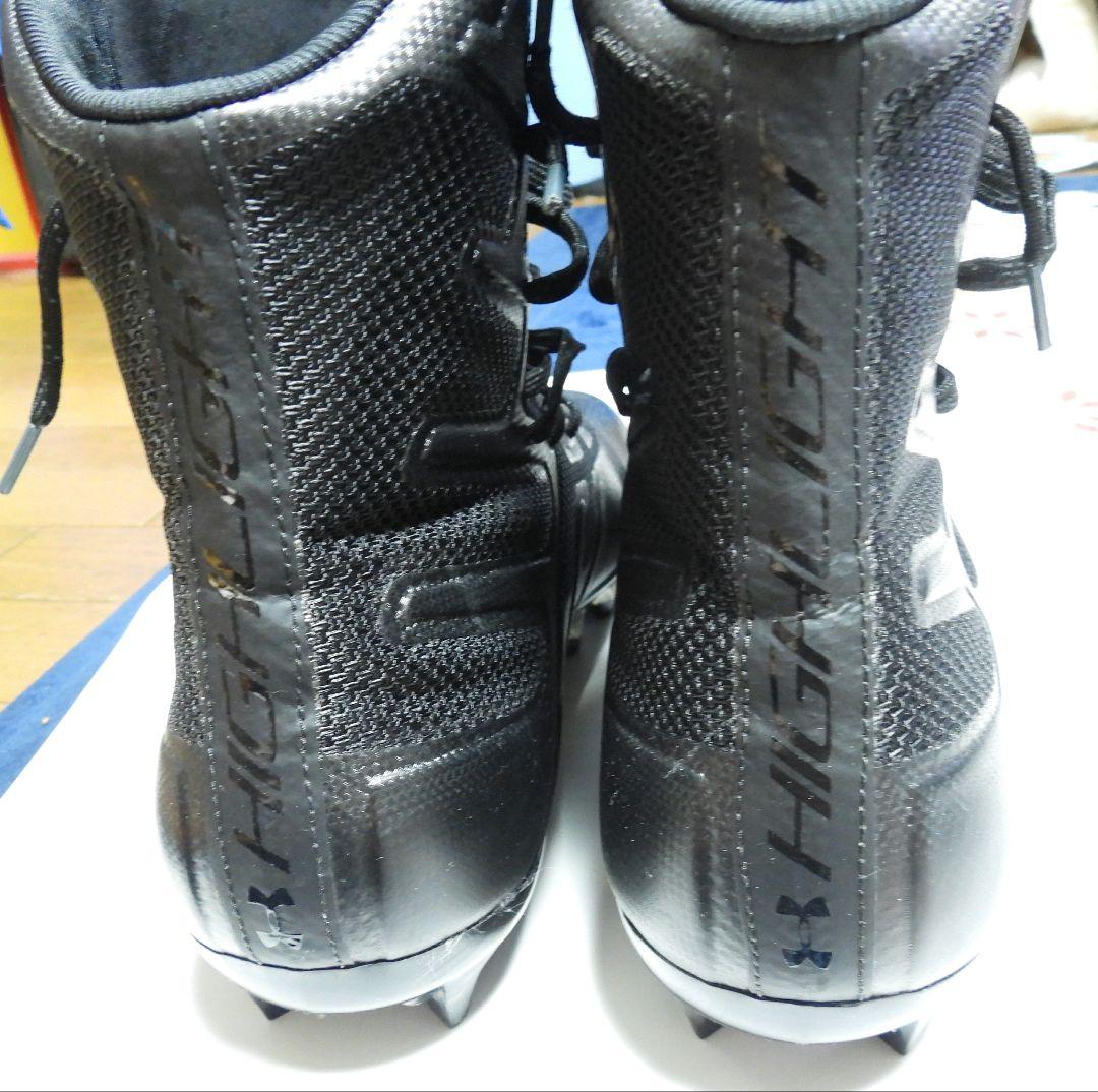 アメフト　スパイク　アンダーアーマー　ハイライト　27.5cm