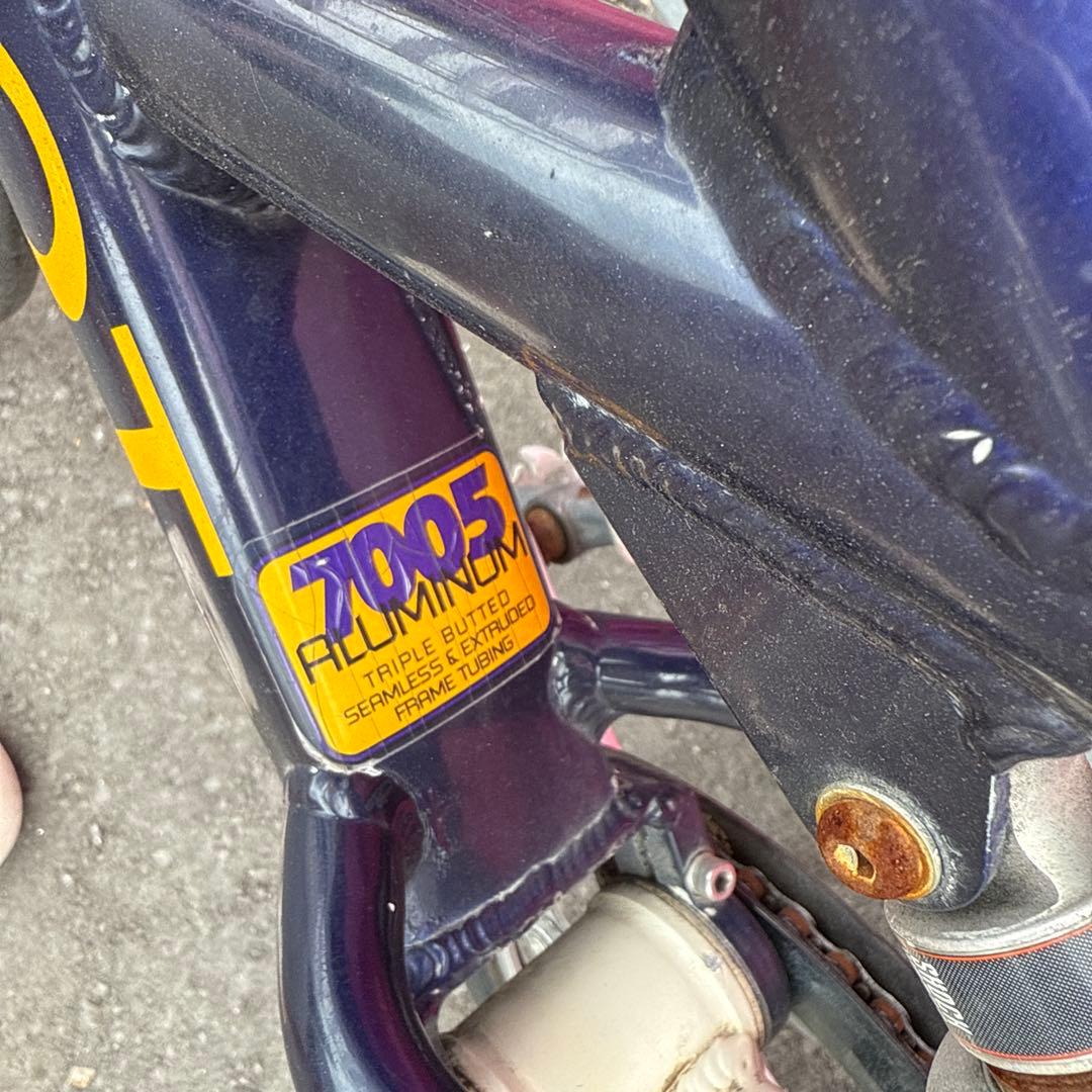 PEUGEOT 折りたたみ自転車 ネイビー CRIQUET - メルカリ