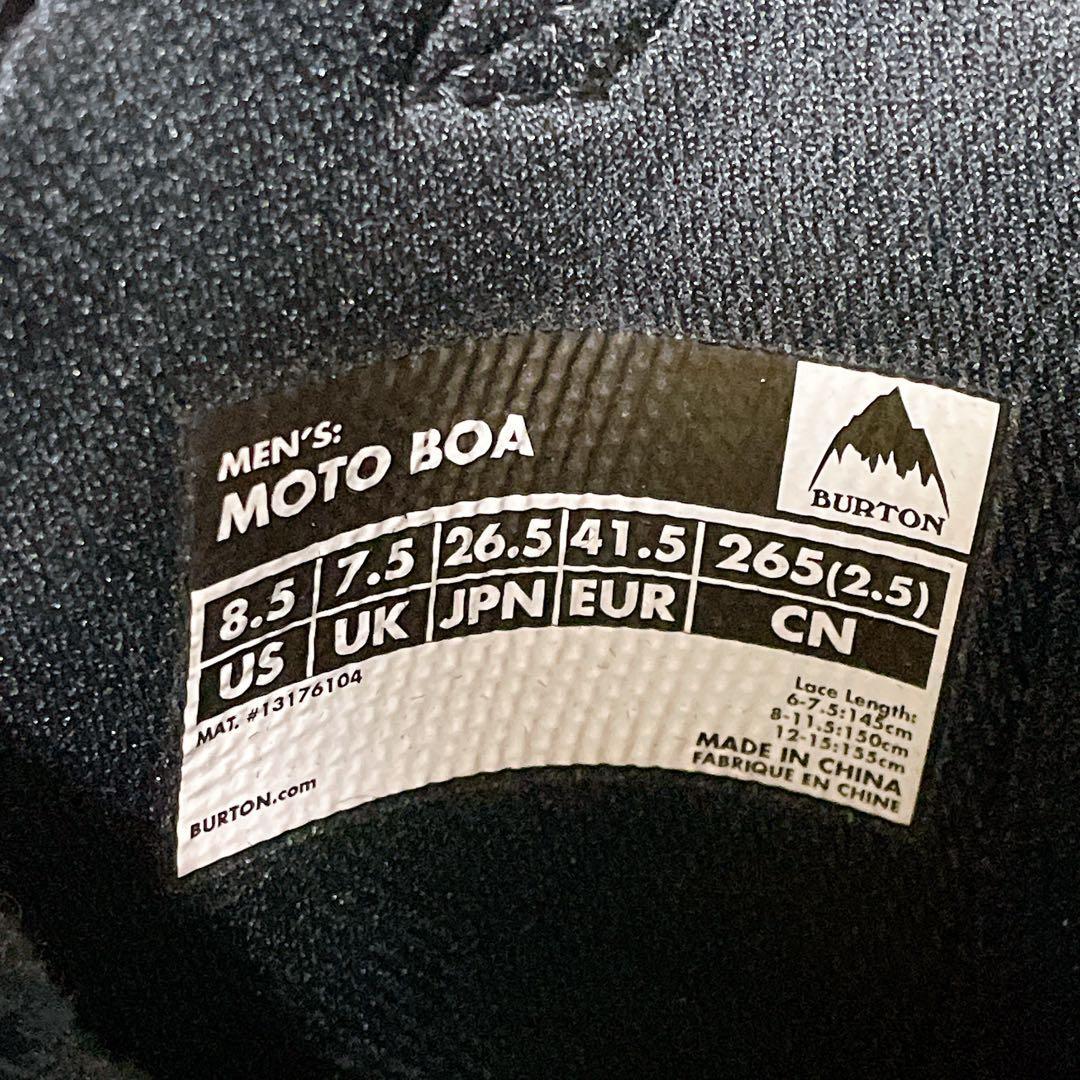 バートン MOTO BOA ステップオン スノーボードブーツ 26.5cm 黒