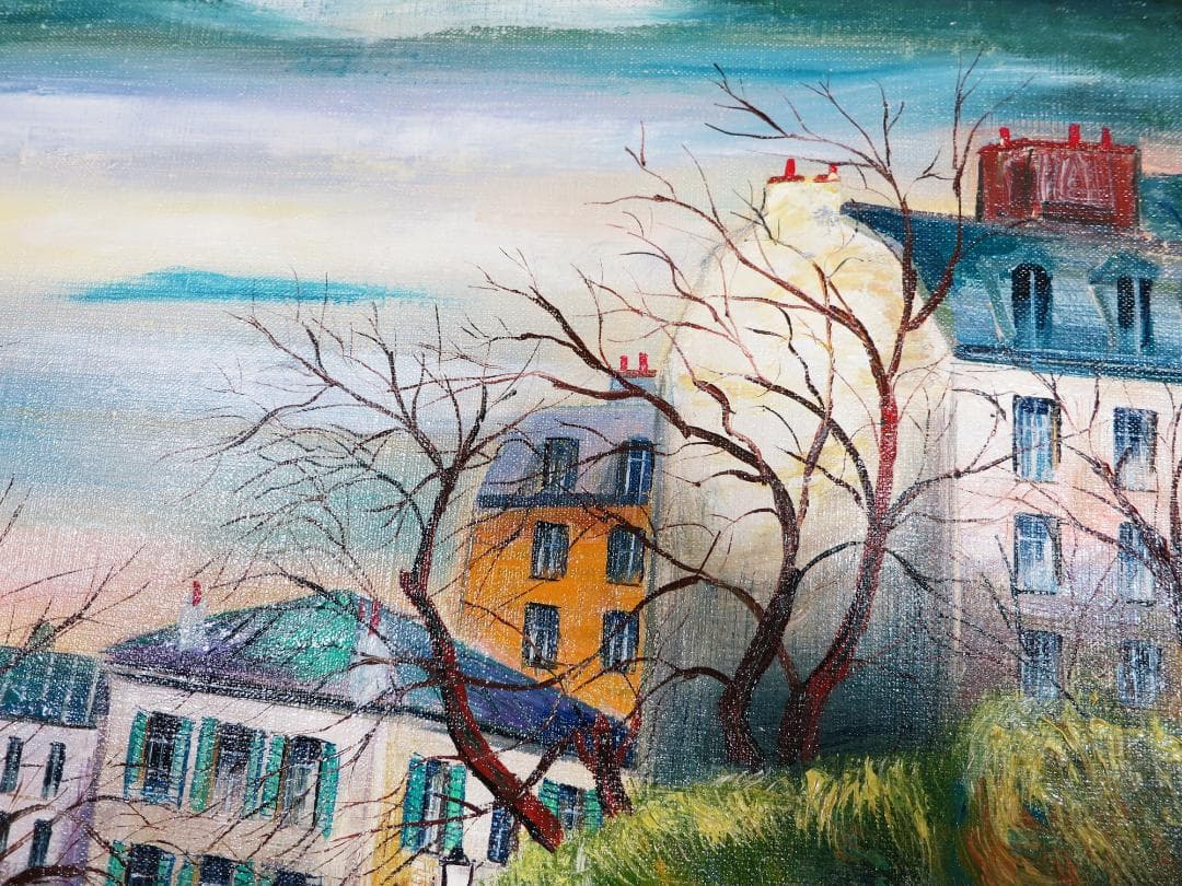 小澤勇寿郎 「モンマルトル」油彩画 F10号 - メルカリ