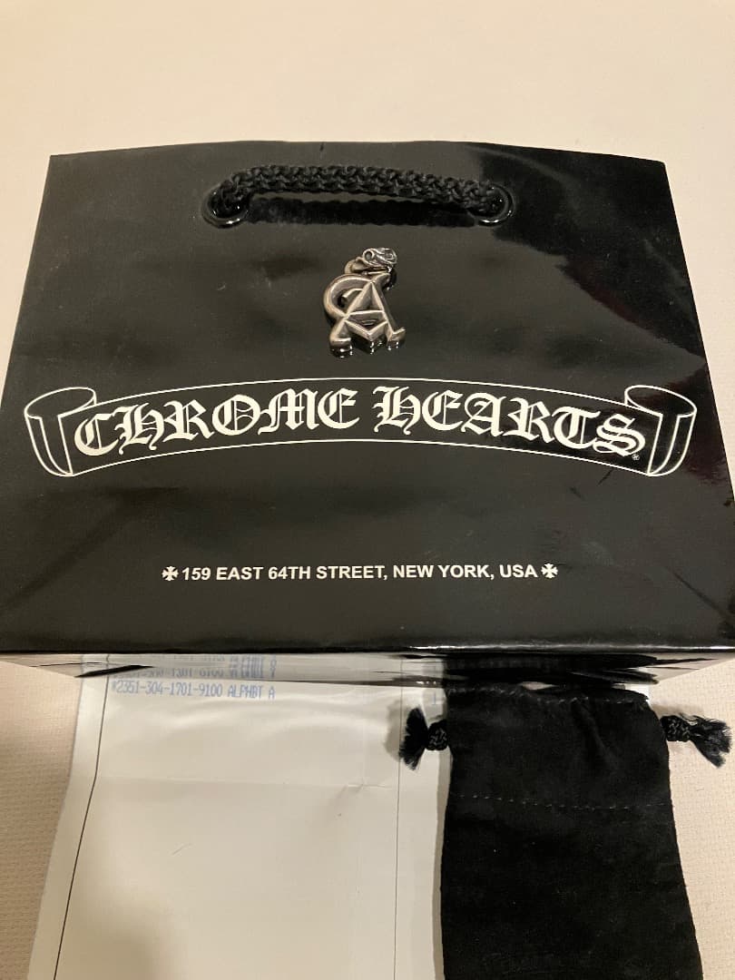 【値下】インボイス原本付き新品未使用クロムハーツ アルファベットペンダントトップ CHROME HEARTS（クロムハーツ） CHROME HEARTS ALPHABET CHARM 