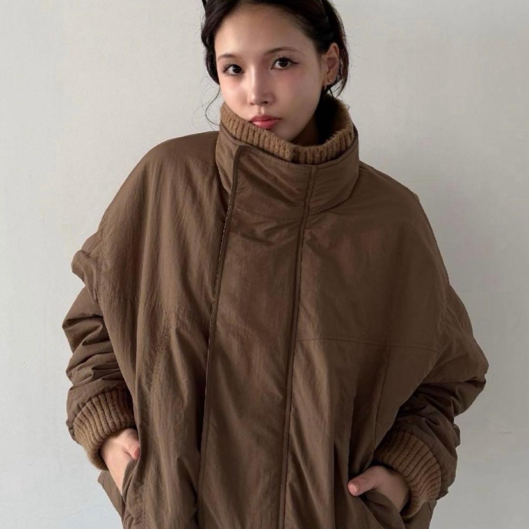 mizota yayoi x callautia リブニットカラー中綿 - メルカリ