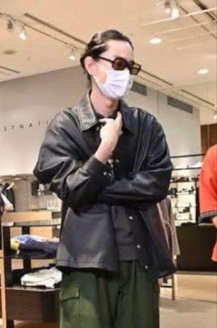 CCU ブラック レザージャケット ライダース 菅田将暉 着用モデル