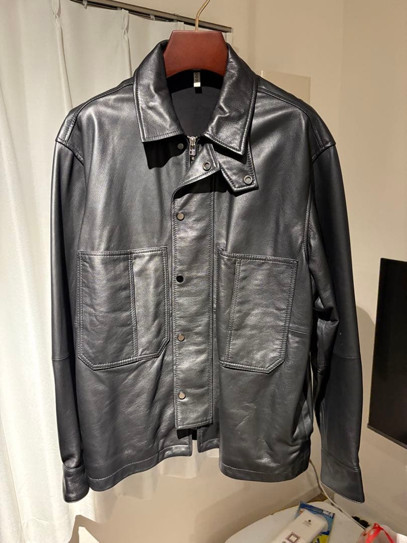 CCU ブラック レザージャケット ライダース 菅田将暉 着用モデル