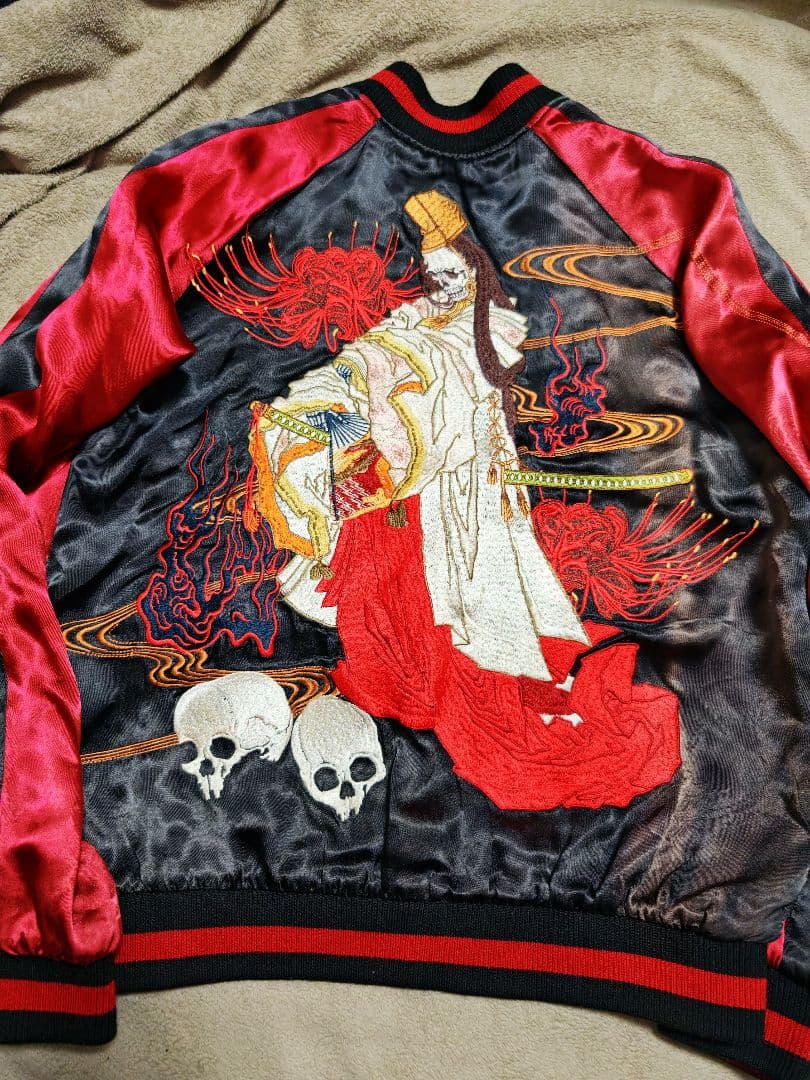 SCRIPT 2面用 日本限定 スカジャン サテン unisex vintage - メルカリ