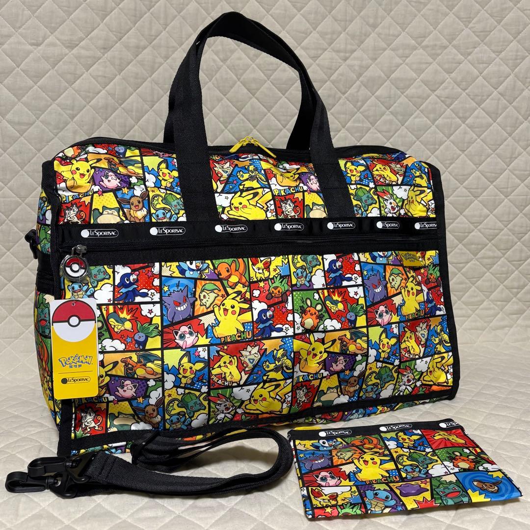 希少】レスポートサック ボストンバッグ ラージタイプ ポケモン
