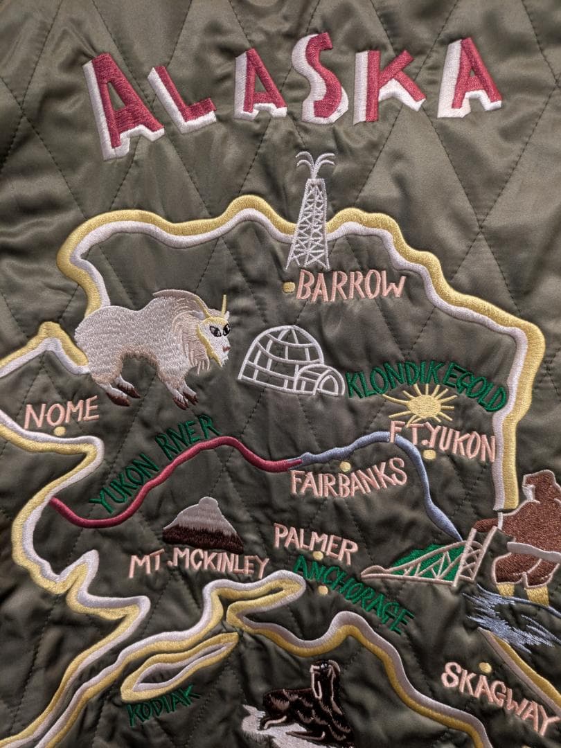 50'sライク別珍 スーベニアジャケット ALASKA（商品番号5726） - メルカリ