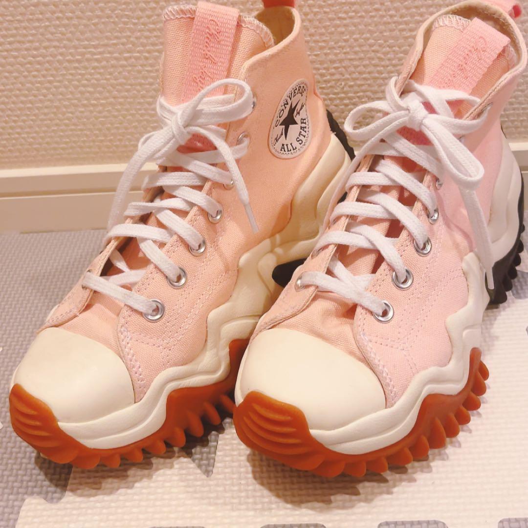 ☆韓国限定☆コンバース ランスターモーション 厚底スニーカー ピンク