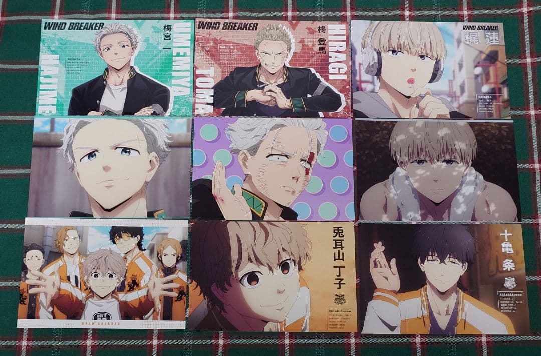 WIND BREAKER 梅宮 柊 椿野 梶 蘇枋 楡井 杉下 桐生