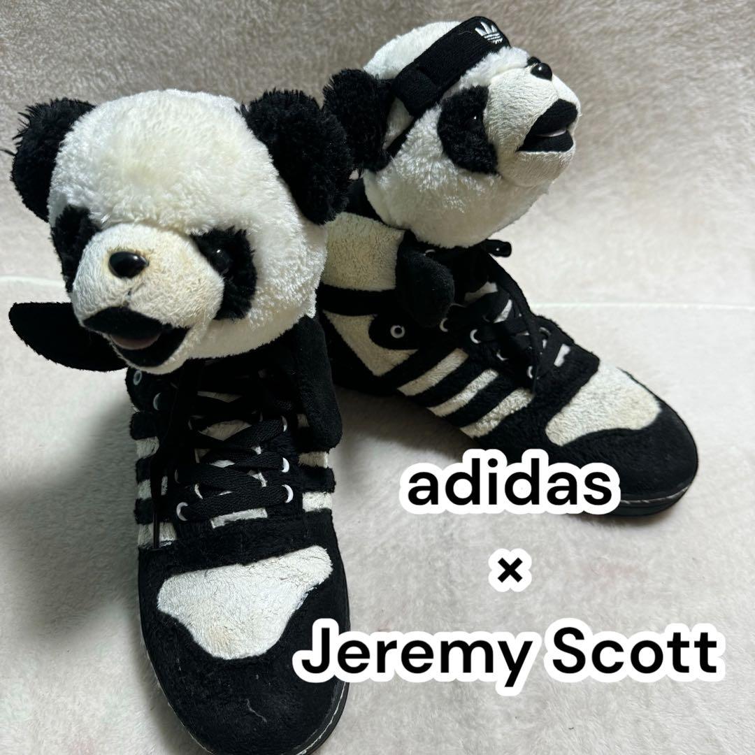adidas × jeremy scott】奇抜デザイン✨ パンダ スニーカー - メルカリ