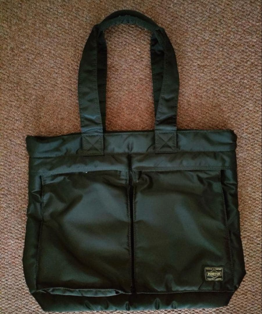 極美品　PORTER TANKER TOTE ポータータンカートート TANKER 2WAY TOTE BAG 622－76673 | PORTER